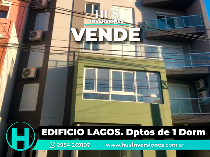 EDIFICIO LAGOS. Departamentos de 1 Dormitorio